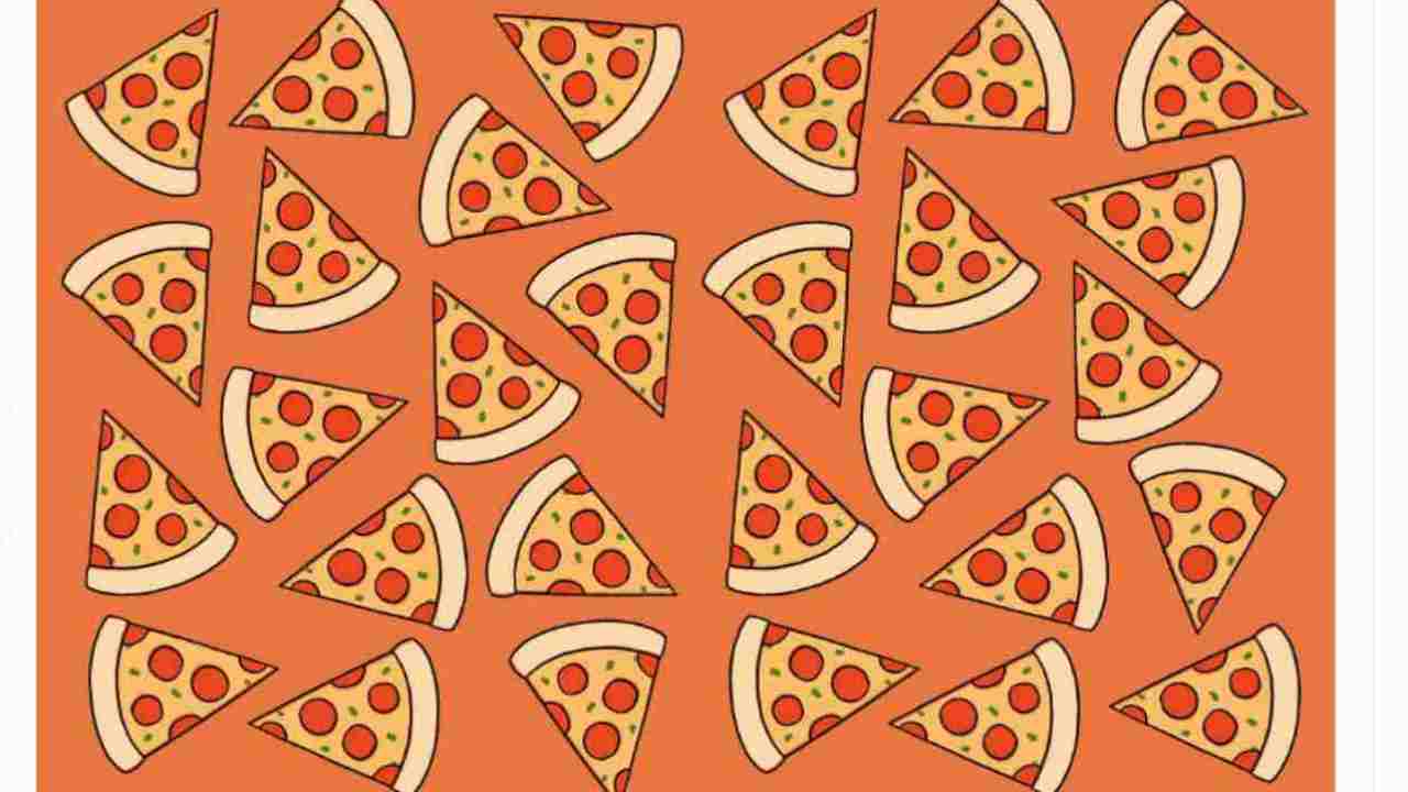 test visivo pizza