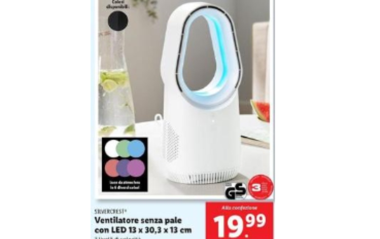 Ventilatore senza pale in vendita alla Lidl - Interno18