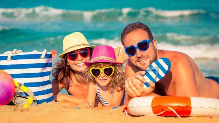 Vacanze al mare con la famiglia